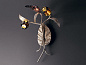 Bouquet Настенный светильник из бронзы ручной работы Serip AP1381