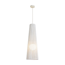 FR5405PL-01W2 Freya Cottage подвесной светильник с вытянутым стеклянным плафоном цилиндрической формы