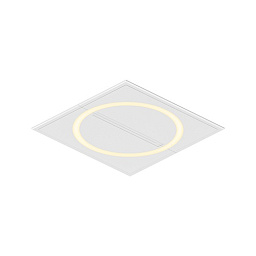 RING GYPSUM 680/2 Led Technology Gypsum встраиваемый гипсовый потолочный светильник квадратной формы с кольцевой подсветкой