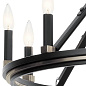 Emmala 27.50" 10 Light Chandelier in Brushed Nickel and Black люстра 52421BK Kichler — фото 10