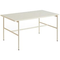 Rebar Coffee Table 80×49 см, каркас Alabaster / бежевый мрамор
