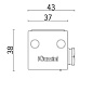 BH23 Linealuce iGuzzini Wall-/Ceiling-mounted - 12 Warm White LEDs - 24V dc - L=1056mm - Wall Grazing Optic