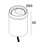 LOGIC 60 R WALLWASH SBL встраиваемый в пол светильник Delta Light — фото 1