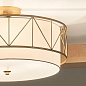 Birkleigh 4 Light Semi Flush Classic Gold потолочный светильник 52076CLG Kichler — фото 6