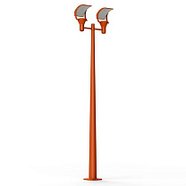 OL 33 N° 7; Toughened glass Built-in LED 3000°K warm white 2 x 18W; Pure orange