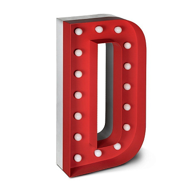 Графический светильник DelightFULL Letter D