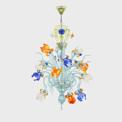 Люстра Sogni Di Cristallo Chandelier Van Gogh Iris Multicolor