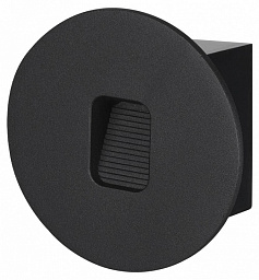 6651/1WL3 Odeon Light Vitty уличный встраиваемый светильник круглый чёрный IP65