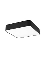 Matt Black Metal Acrylic LED E27 4x12 Watt 100-240Volt IP20 Bulb Excluded L: 36 W: 36 H: 10 cm