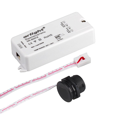 020209 Arlight ИК-датчик SR-8001B Black (220V, 500W, IR-Sensor)