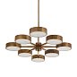 Люстра Arteriors Linus Starburst, латунь heritage и матовое стекло — фото 4