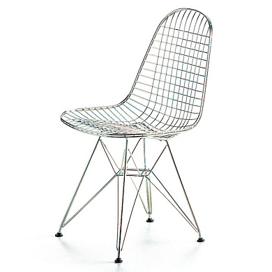 4055737096679 Wire Vitra Стул металлический решётчатый хромированный