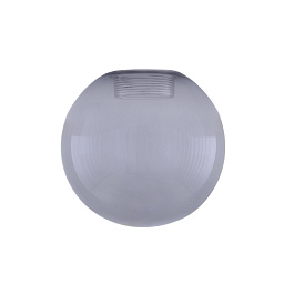 GL183 Mullan Lighting прозрачный дымчатый стеклянный плафон сферической формы с внутренней резьбой