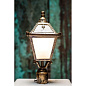 Vintage Antique Golden Small Outdoor Pole Light Gate Light уличный светильник FOS Lighting 031-GL1