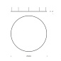 BZRC1750G15DBO Nemo Zirkol Circle Bi SP XXL большая современная люстра белый — фото 3