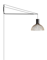 4250KO + 1000-BLK Secto Design Victo Настенный светильник на кронштейне