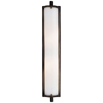 Calliope Tall Bath Light бронза с белым стеклом