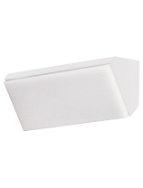 Sandy White Aluminium Acrylic Diffuser LED 12 Watt 1080Lm 3000K 220-240 Volt 50Hz Beam Angle 108° IP65 L: 18 W: 9 H: 9 cm