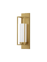 Opal Glass Gold Metal LED E14 1x12 Watt 100-240 Volt IP20 Bulb Excluded L: 13 W: 14.7 H: 63 cm