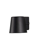 Sandy Black Aluminium Glass Diffuser LED GU10 1x10 Watt 220-240 Volt IP54 Bulb Excluded Light Down D: 10 W: 11 H: 9 cm