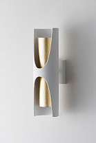 Plaster White with Bright Gold