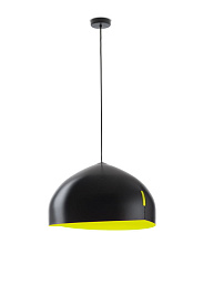 F25A03 Black/Green Fabbian Oru подвесной светильник черный с зеленым акцентом