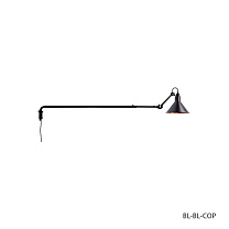 LAMPE GRAS - 213 - applique/Noir - intérieur cuivre