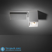 Rektor LED 2700K flood Tre dim GI white struc - smoked bronze Modular