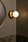 694165 Globen Lighting Art Deco Настенный/потолочный светильник, матовая латунь / белый — фото 2