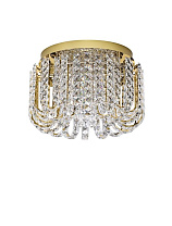 Triac Dimmable Platinum Gold Metal & Crystal LED 34Watt 220-240Volt 2358Lm IP20 3500K D:50 H:31.3 cm