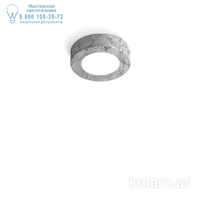 Kolarz CLICK A1344.10R.VinAg точечный светильник серебро ø12cm высота 3cm 1 лампа gx53