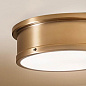 Serca 18" 3 Light Flush Mount Brushed Natural Brass потолочный светильник 52541BNB Kichler — фото 1