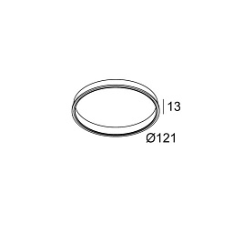 28400 0150 Delta Light ACCESSORIES монтажный комплект для встраиваемого освещения с круглым корпусом