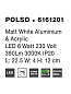 6161201 POLSO Novaluce настенный светильник LED 6W 390Lm 3000K IP20
