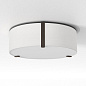 Потолочный светильник Astro Lighting Salina 400 бежевая ткань / бронза — фото 1