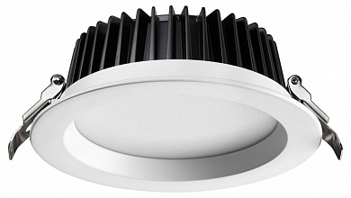 точечный светильник круглый белый