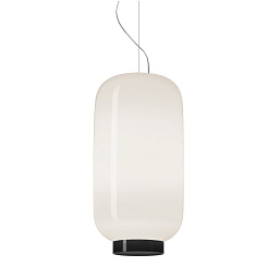 FN210072E_03 Foscarini Chouchin подвесной светильник со стеклянным плафоном цилиндрической формы