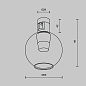 TR148-1-3W3K-B Maytoni Bubble Трековый светильник 3W 40лм Черный — фото 10