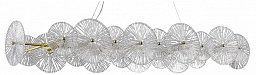 SL1657.213.08 ST-Luce Flero подвесной светильник овальной формы с декоративными лепестковыми элементами