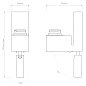 Настенный светильник для чтения Astro Lighting Napoli Reader LED матовый никель — фото 2