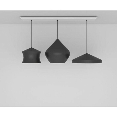 Beat LED Black Trio Linear Tom Dixon, подвесной светильник