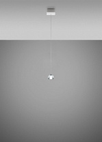 подвесной светильник с каскадными алюминиевыми трубчатыми элементами