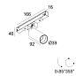 23416 9205 B Delta Light  M20/M26H - Spy 39 Focus трековый светильник — фото 1