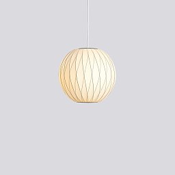 Подвесной светильник HAY Nelson Ball Crisscross Bubble S, молочно-белый
