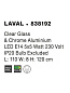 838192 LAVAL Novaluce светильник LED E14 5x5Вт 230В IP20