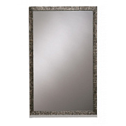 Small Rectangular Trevose Mirror Burnt Silver Porta Romana