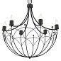 Topiary 6 Light Chandelier Textured  Black люстра 52462BKT Kichler