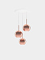 Подвесная система Tom Dixon Copper Trio-Round — фото 2