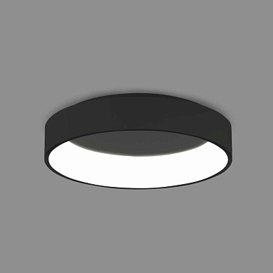 потолочный светильник цилиндрической формы, чёрный корпус