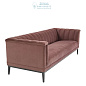 111386 Sofa Raffles roche faded rose velvet  Eichholtz